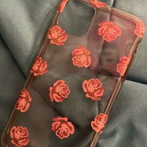 Coach rose phone case